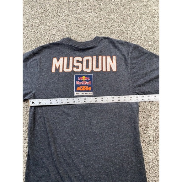 Red Bull Factory Racing Shirt Mens Large Gray Blue Motocross MX Musaquin KTM - Picture 11 of 13